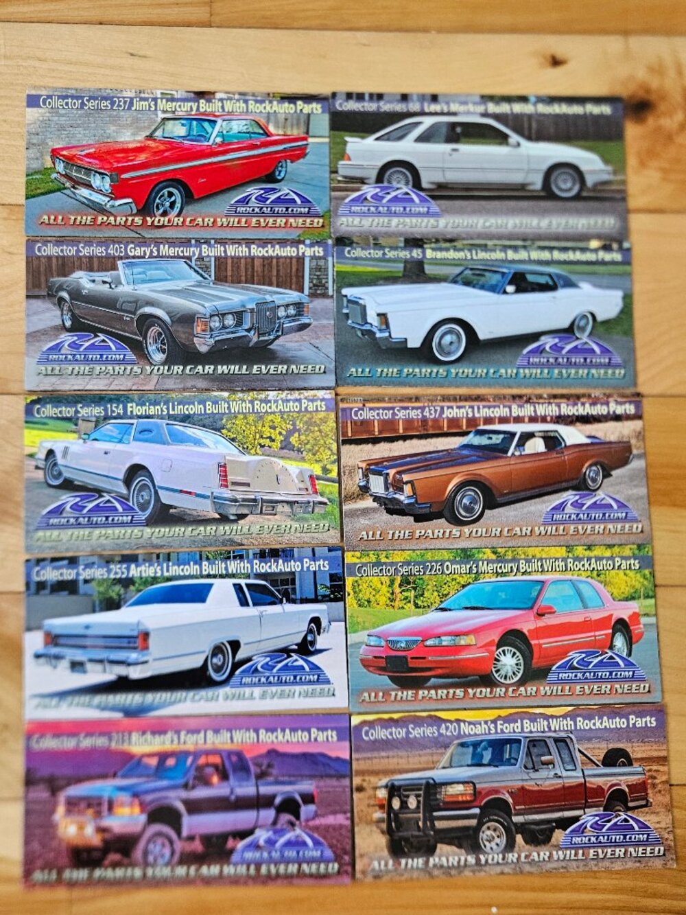 10 pc ROCKAUTO MAGNET LOT